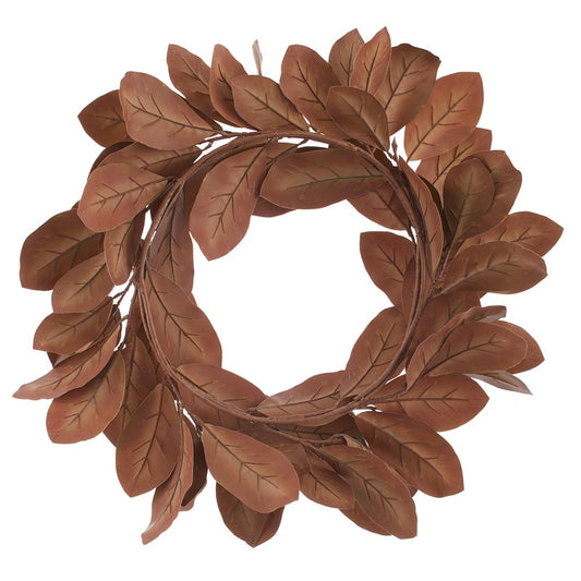 30" MAGNOLIA LEAF WREATH GREEN